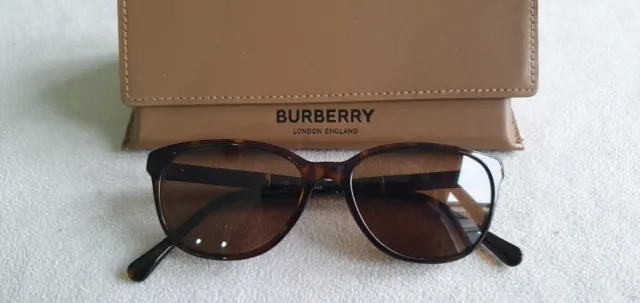 Burberry brown tort cat's eye SPECTACLES / glasses frames. B 2172. With case.