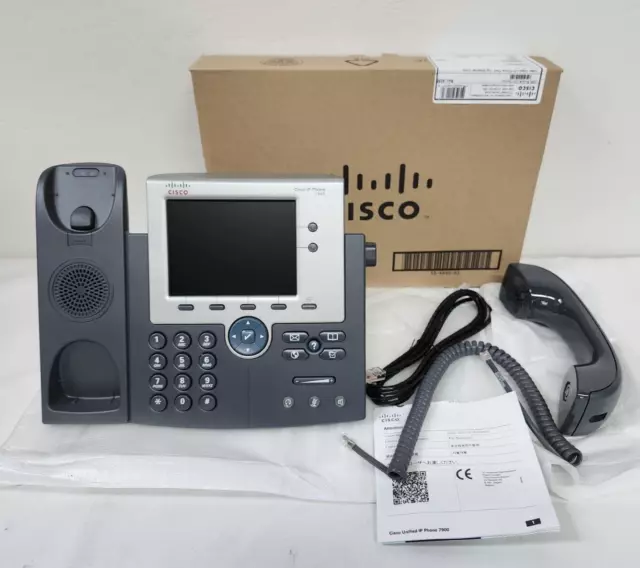 New Cisco 7945G IP VoIP Gigabit GIGE Telephone Phone CP-7945G - Free Shipping