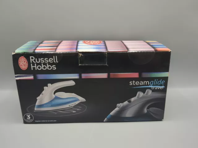 Russell Hobbs 22470 hierro de viaje 830 W doble voltaje deslizador de vapor reemplaza 14033