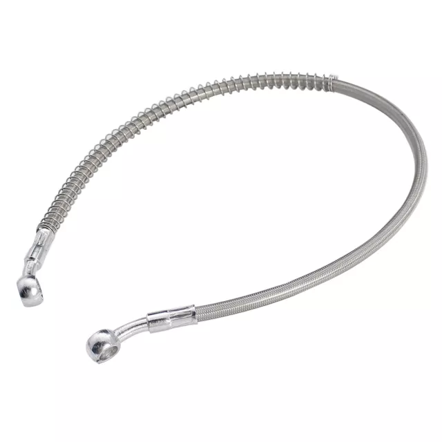 Motorcycle Brake Oil Hose Line Banjo Fitting Braided 39cm-150cm Stainless Steel 2