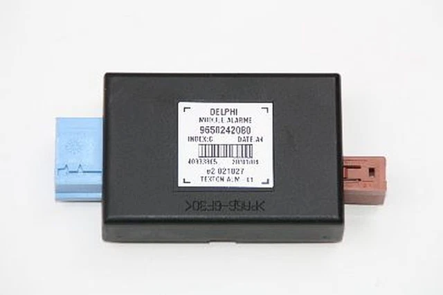 système d'alarme Peugeot 206 CC Cabrio 9650242080 Alarme contrôleur Delphi 18602