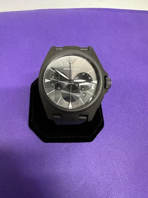 EMPORIO ARMANI AR1452 Ceramica Analog Chronograph Black Dial Men s Watch 99.99 PicClick