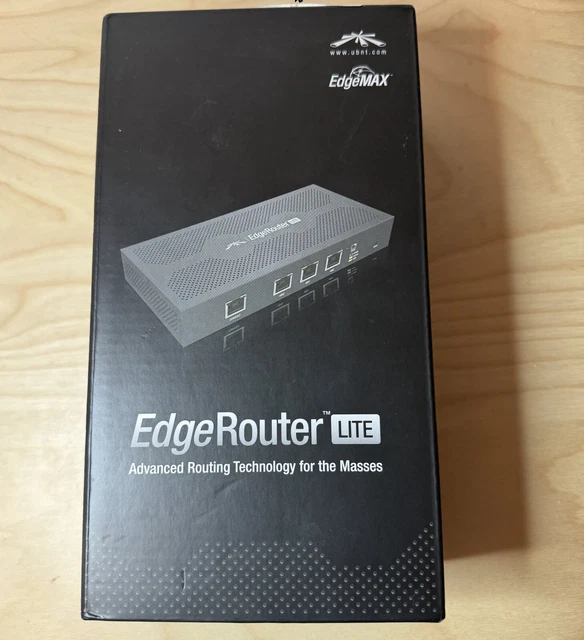 UBIQUITI NETWORKS EDGEMAX EdgeRouter Lite 3-Port Router (ERLITE-3) $46. ...