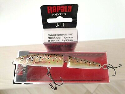 MUDDLER SPINNING TROTA FIUME LAGO Rapala RAPALA JOINTED 5 cm 4 gr FLOATING J-5 COL 
