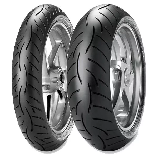 Coppia Gomme Metzeler 120/70-17 (58W) + 180/55-17 (73W) Roadtec Z8 Interact No8