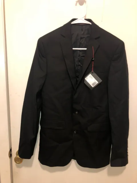NWT 1670 Mens SZ 34R Sport Jacket Blazer 2 Button Polyester Slim Fit Retail $200