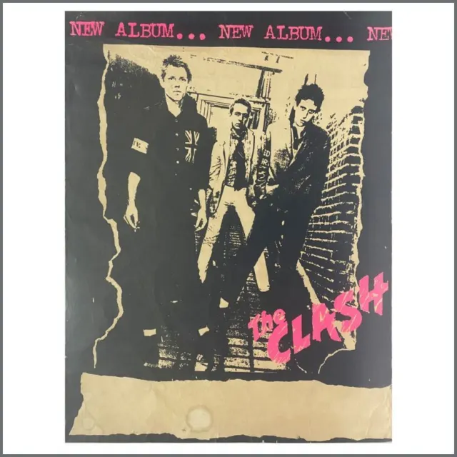 The Clash 1977 White Riot Tour Concert Poster Blank (UK)