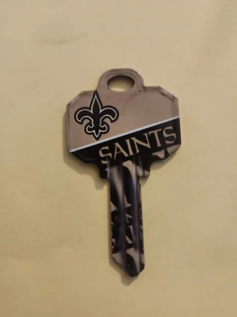 New Orleans Saints NFL house key blank Schlage