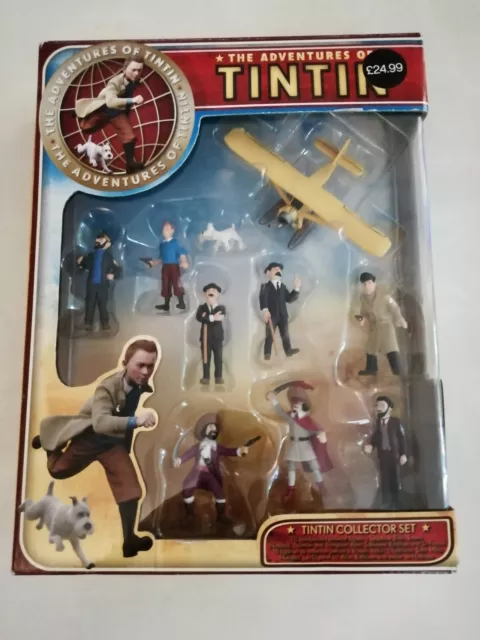 The Adventures of Tintin 10 Figure Handpainted Collector Set Plastoy 2011