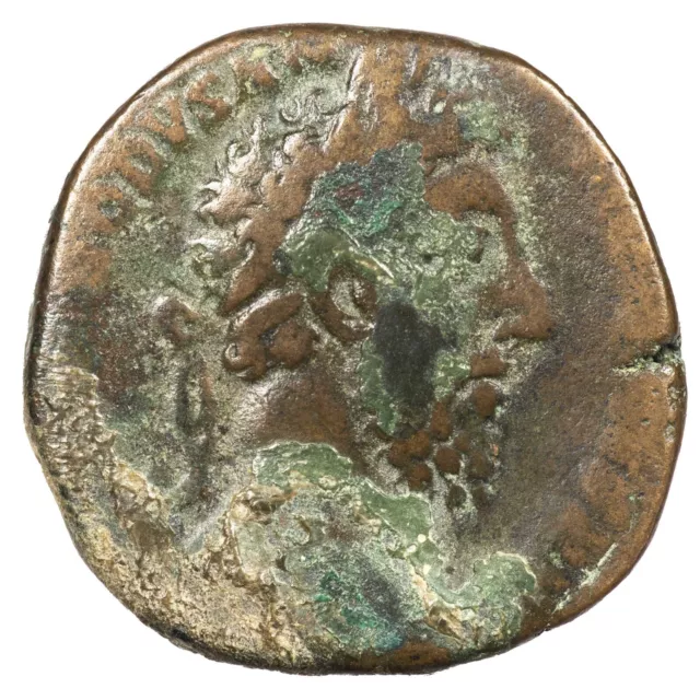 Monnaie romaine COMMODE Sesterce 185 ap. JC revers Victoire RIC.452 Rome cuivre