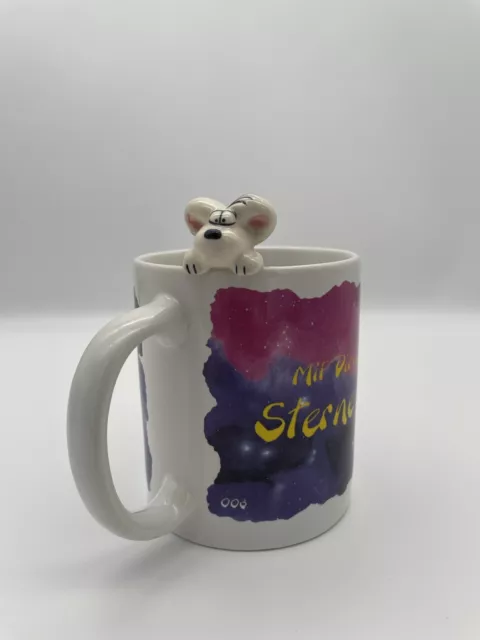 Diddl Maus 3D „Tasse mit dir möchte ich die Sterne zählen“ Sammeltasse mit Figur