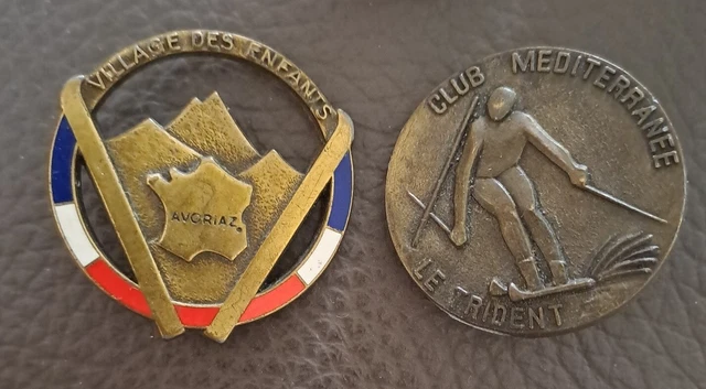 Insigne broche ski esf école  brevet