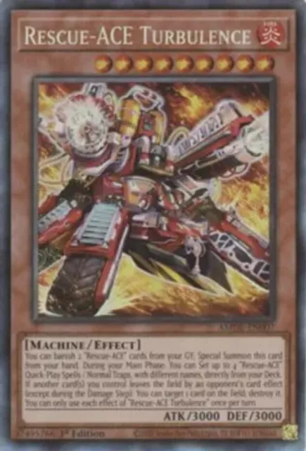 Yugioh! Rescue-ACE Turbulence - AMDE-EN007 - Ultra Rare - 1st Edition Near Mint,
