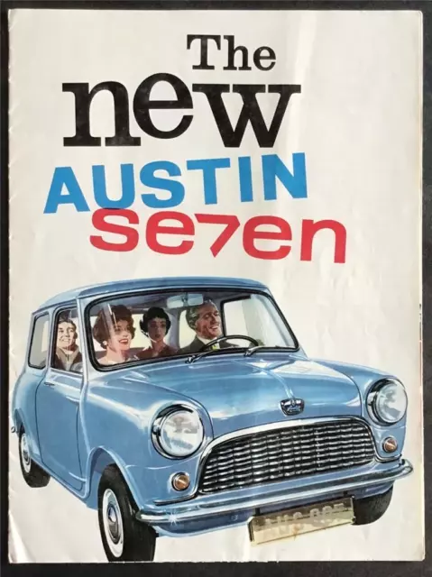 AUSTIN SEVEN Mini Car Sales Brochure c1960 #1792