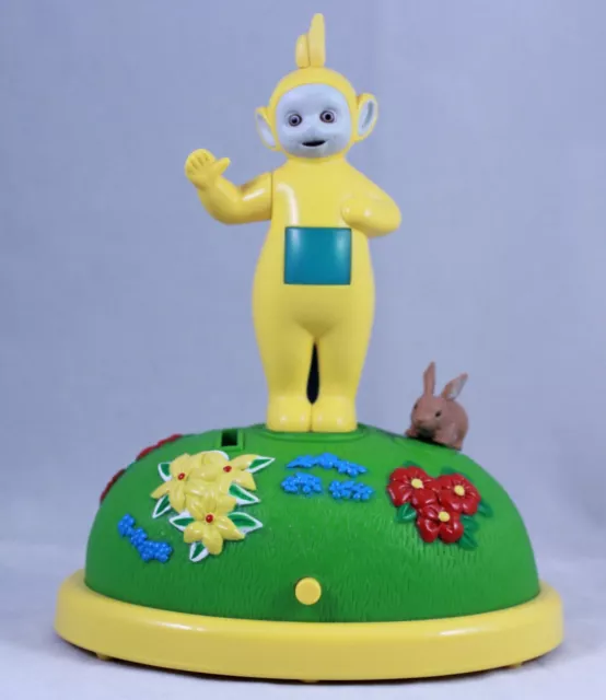 Vintage 1999 Teletubbies Laa Laa Coin Bank Sings Dances Glows Trendmasters