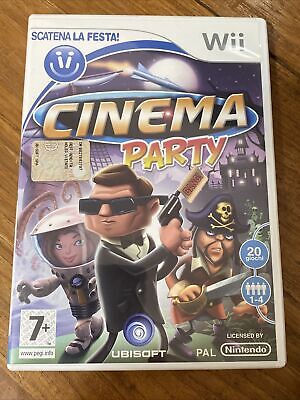 Cinema Party 20 Giochi  Ita Nintendo Wii Gioco Completo Ubisoft