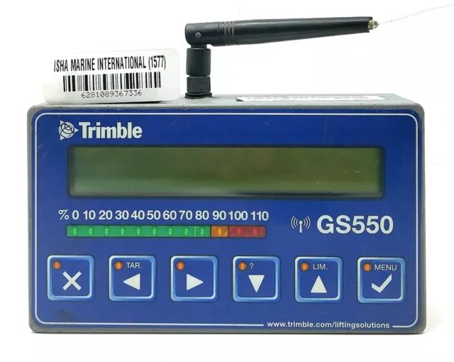 Trimble GS550 Multi Capteur sans Fil Écran D'Affichage / Récepteur