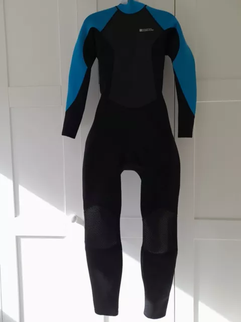 Mountain Warehouse  Active Womens Full Wetsuit Back Zip  Blue/Black Size 8-10