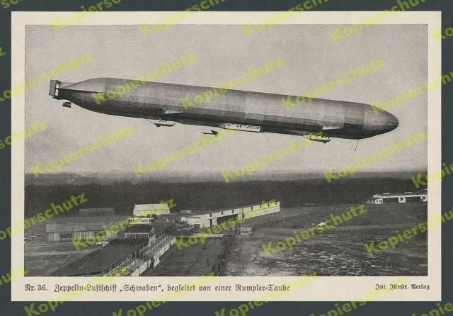 Zeppelin LZ 10 LZ 13 DELAG Rumpler Flugplatz Berlin-Johannisthal Luftfahrt 1912