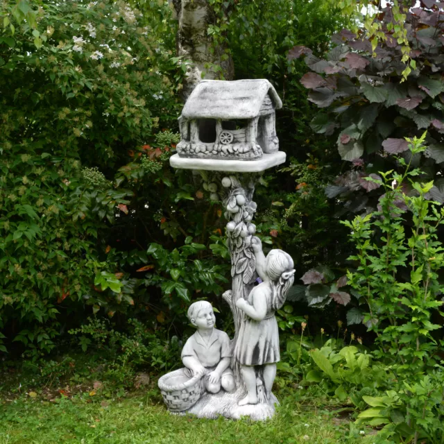 Massif Pierre Statue Femme Motif Été Décoration de Jardin fonte Résistant  au Gel