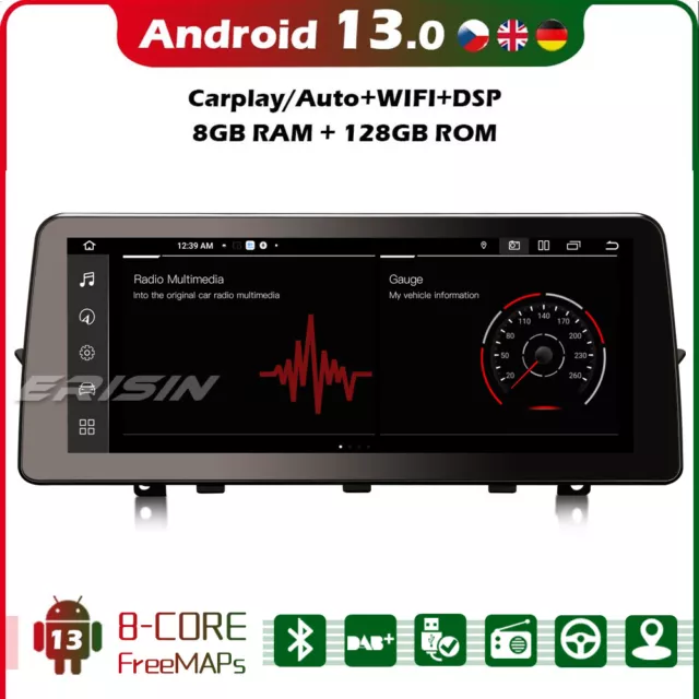 12.3" 8+128GB Android 13 Car Stereo GPS BT5.0 for BMW X1 E84 CIC CarPlay IPS DSP