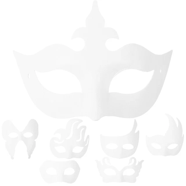 14 PZ MASCHERA Di Cellulosa Fai Da Te Regali Di Natale Benda Per Occhi - Foto 7