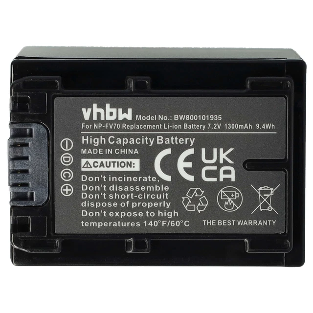 Vhbw Alimentation Secteur 8.4V 1.5A Compatible Sony FDR-AX53, DCR-TRV280, FDR-AX53E - Câble 2m