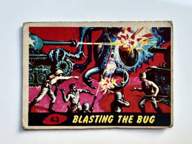 1962 Mars Attacks Trading Card #43 Bubbles Inc