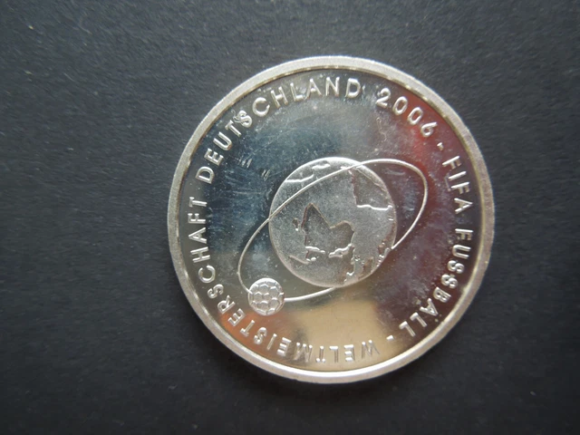 10 Euro Münze Fifa Weltmeisterschaft 2006 Wert 10 EURO MÜNZE - FIFA Fußball-Weltmeisterschaft Deutschland 2006 EUR 15