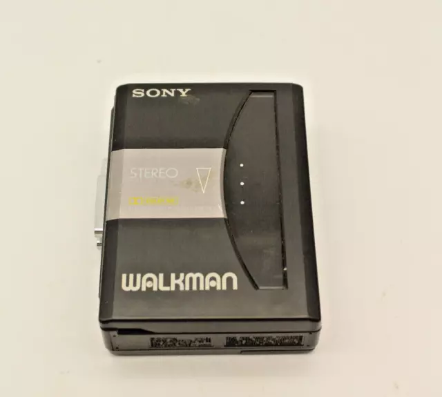 Sony Walkman Stereo Cassette Player WM-34, schwarz, vintage, ungetestet