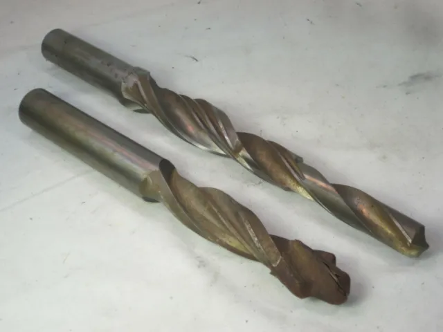 2 large drill bits extra large bit LSI USA AD-572332 1005-T HS +  coring core C