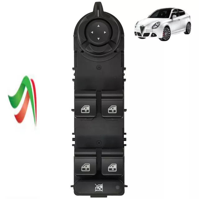 Pulsantiera interruttori alzacristalli tasti guida per ALFA ROMEO Giulietta 940