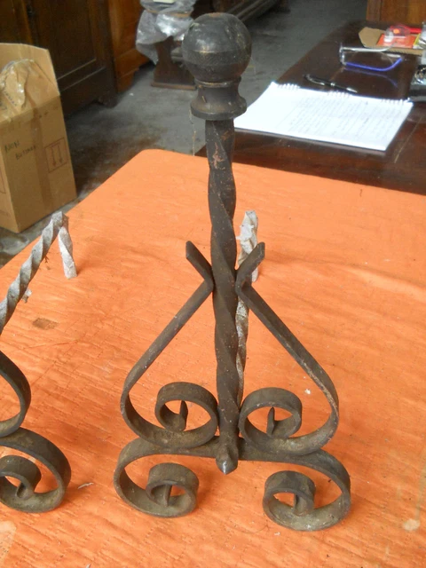 Brucialegna In Ferro Battuto K2Calore - Nero, Con Pomelli Ottone, 44x31x13 Cm