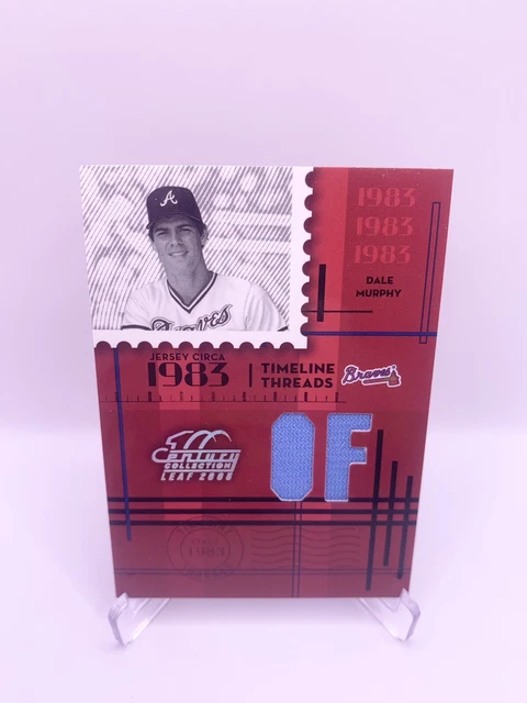 2005 Leaf Century Collection Timeline Threads Dale Murphy Jersey #TT-37 58/83 2005 Leaf Century Collection Timeline Threads Dale Murphy Jersey #TT-37 58/83
