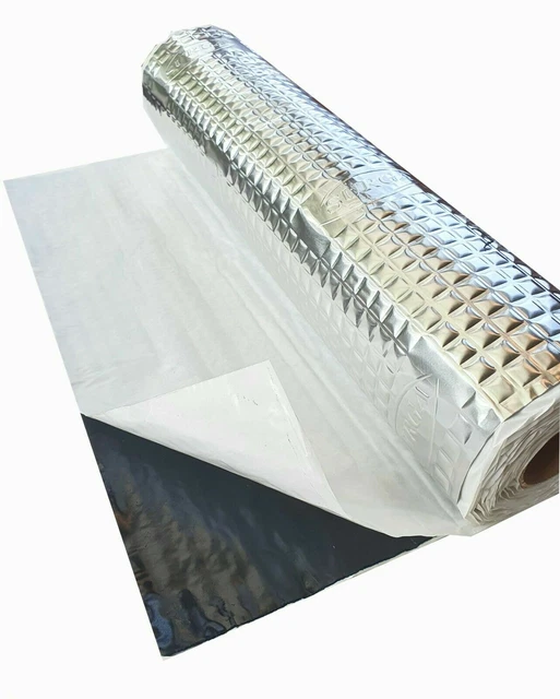 Surga Performance 4m ALUBUTYL Anti-Drone Insulation - 25cm X 400cm Roll - Car Door, Hood, Floor Sound Deadening