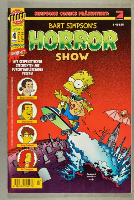 Bart Simpsons Horror Show: Heft 4. Nov 2000. Dino.