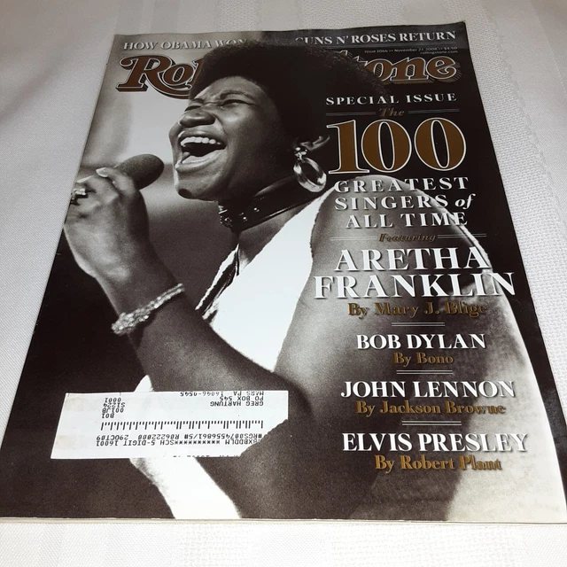 ROLLING STONE &THE 100 Greatest Singers of All Time" Featuring Aretha