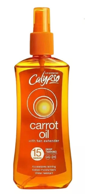 Calypso LSF15 Karottenöl mit hellbraunem Extender, 200 ml 2