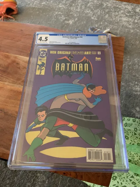 Batman Adventures #18 CGC 4.5 White Batgirl & Robin 1994 DC Comics