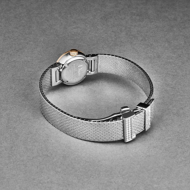 Christian Dior Women's 'La D De Dior Mini' Diamond Bezel Red Dial CD04012X1001 3