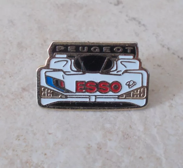 Esso Oil company hat pin lapel pin tie tac hatpin pins badge sign Peugeot France