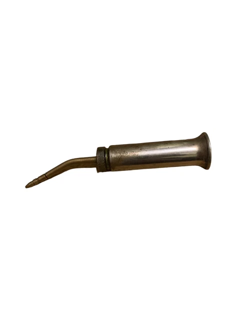 VINTAGE OIL CAN, mini oil Droplet dispenser, metal, Brass Screw top spout