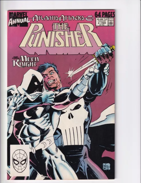 Marvel Comics The Punisher Annual #2 1st vs. Moon Knight; Atlantis Attacks NM/MT