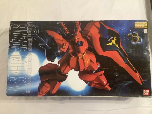 Bandai Master Grade 1/100 MG Sazabi Model Kit Gundam Char's Counterattack NEW