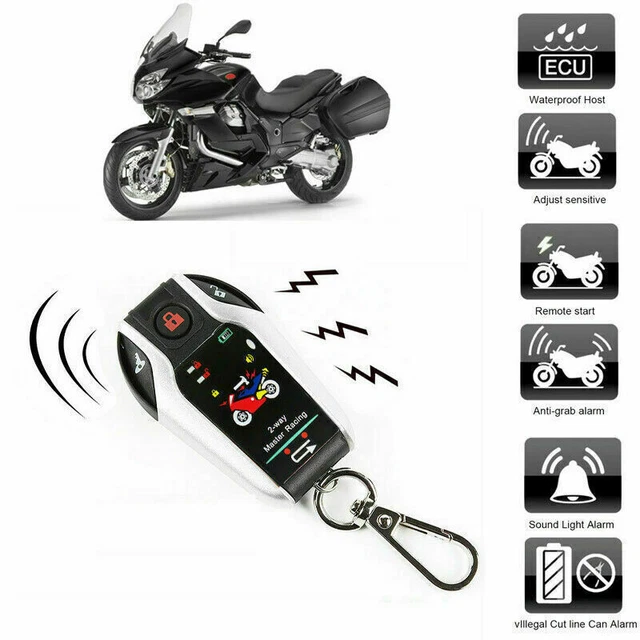 12V Anti-Theft System Security Detect Remote Control Intelligent For Motor F1