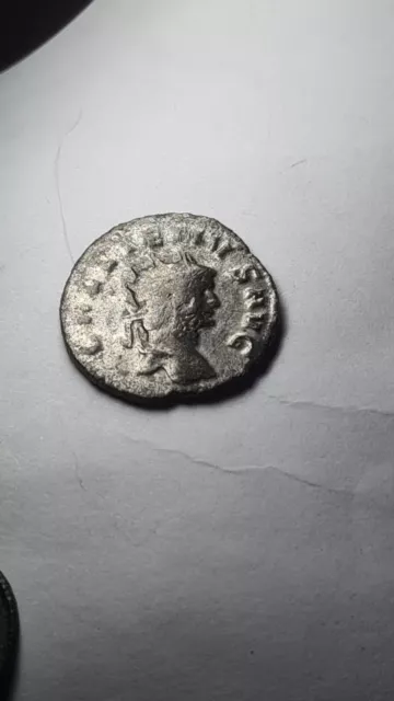 RARE Gallienus 262AD * Authentic Ancient Roman Denarius Coin 3