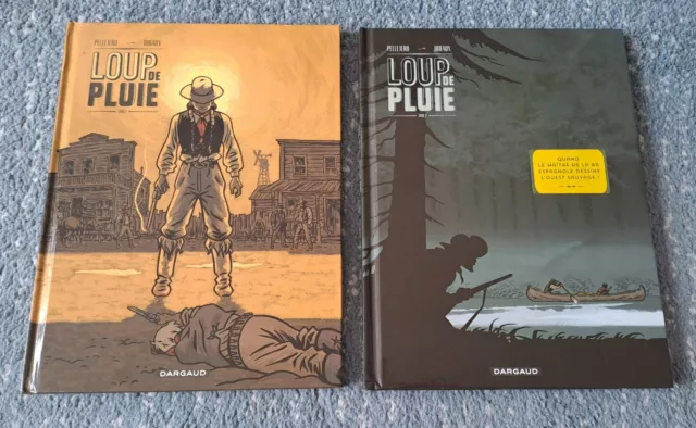 BD wester Lot 2 albums LOUP DE PLUIE - tomes 1 & 2 (tous EO) Fufaux & Pellejero