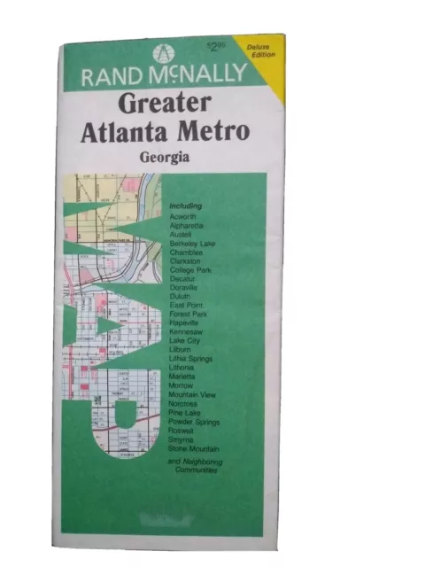 Rand McNally Street Atlas - Greater Atlanta Metro, Georgia, USA