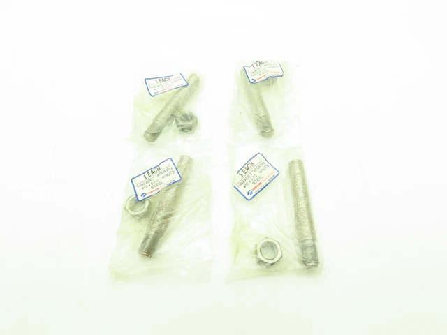 Stanlok #10 x 3-1/2" Threaded Steel Taper Pin w/Nut   -Lot of 4