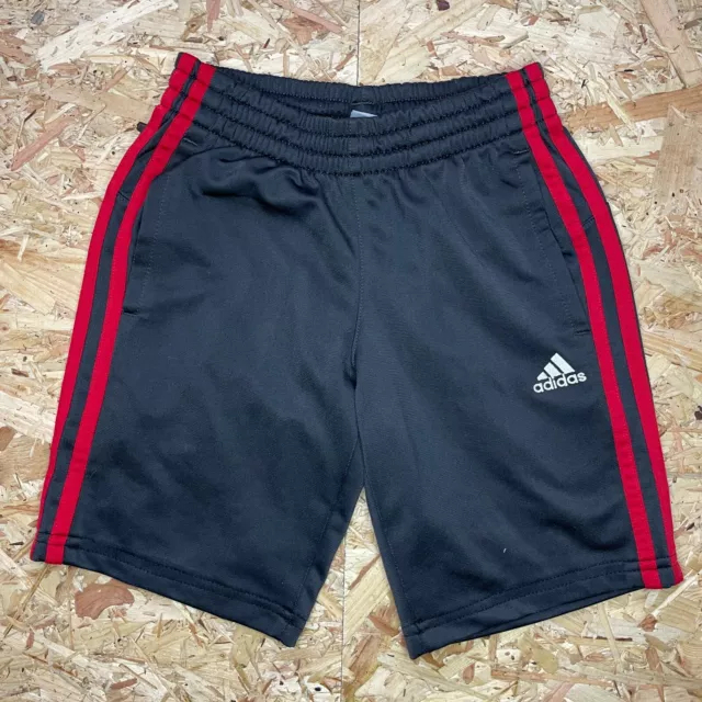 PANTALONCINI SPORTIVI ADIDAS ragazzi 11 12 anni grigio cotone AL13